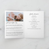 Moderne 12-foto in liefdevolle herinnering gevouwe programma (Binnen)