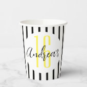Moderne 16e verjaardagsfeestje Papieren beker (Links)