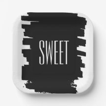 Moderne 16e verjaardagsfeestje papieren borden