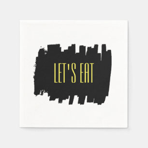 Moderne 16e verjaardagsfeestje Servetten