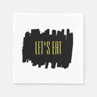 Moderne 16e verjaardagsfeestje Servetten