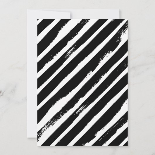 MODERNE 18e anniversaire INVITATION peinture splat (Dos)