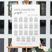 Moderne 19 Tables Bienvenue Tableau de siège