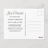 Moderne 2024 PHOTO Graduation Party Invitation Gra (Dos)