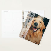 Moderne 2025 gepersonaliseerde foto witte overlay planner (Display)