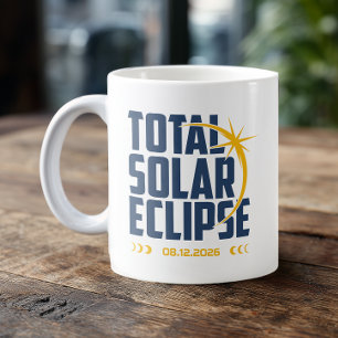 Moderne 2026 Eclipse Aandenken Koffiemok