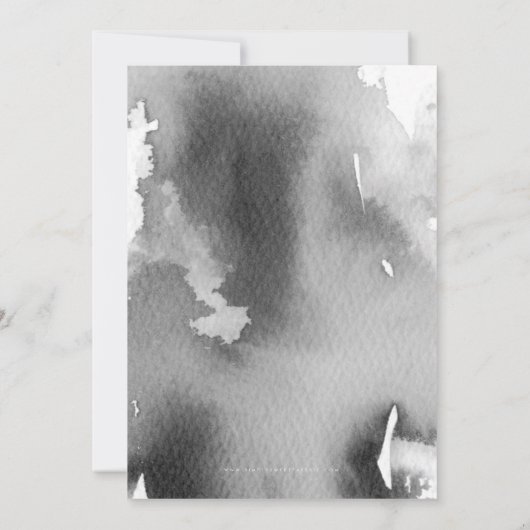 MODERNE 21E anniversaire INVITATION type noir (Dos)