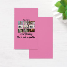 Moderne 21e anniversaire personnalisé 9 Photo Coll