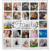 Moderne 22-reeks fotocollage & Shower Curta Douchegordijn (Voorkant)