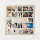 Moderne 22-serie Foto Collage & White Laurels Wandkleed (Voorkant)