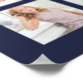 Moderne 22-serie fotocollage Laurels marine Poster (Hoek)