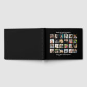 Moderne 24-fotocollage gastenboek (Volledig)
