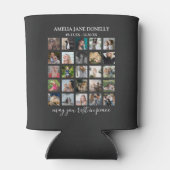 Moderne 25-fotocollage | Memorial Blikjeskoeler (Achterkant)