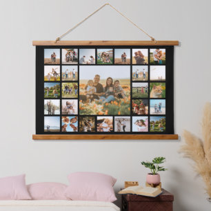 Moderne 27 fotocollage hangend wandkleed