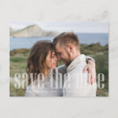 Moderne 2 foto Eenvoudige Minimalistische QR-code Briefkaart (Voorkant)