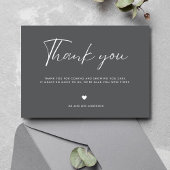 Moderne 2 Mariage photo Carte de remerciements