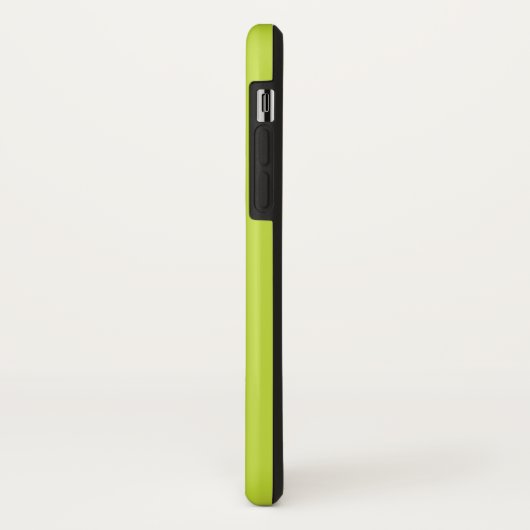 Moderne 2 overlappende Initialen | Lime Green Case-Mate iPhone Case (Achterkant/links)