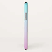 Moderne 2 overlappende Initialen | Turquoise Pink Case-Mate iPhone Case (Achterkant / rechts)