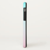 Moderne 2 overlappende Initialen | Turquoise Pink Case-Mate iPhone Case (Achterkant/links)