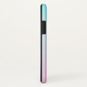 Moderne 2 overlappende Initialen | Turquoise Pink Case-Mate iPhone Case (Achterkant / rechts)