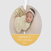 Moderne 2 Photo Le premier acrylique de Noël pour  (devant)