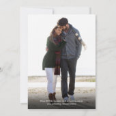 Moderne 2 Photos verticales Faire-part de mariage (Dos)