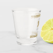 Moderne 30 en Fabulous Gold Gitter op maat Shot Glas (Links)
