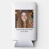 Moderne 30e 30 foto verjaardagsfeest Koelbox (Achterkant)