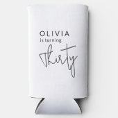 Moderne 30e 30 foto verjaardagsfeest Koelbox (Voorkant)