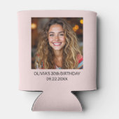 Moderne 30e 30 foto verjaardagsfeest Koelbox Blikjeskoeler (Achterkant)