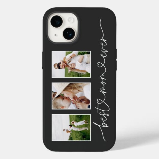 moderne 3 foto elegant kerstfeest Case-Mate iPhone case (Achterkant)