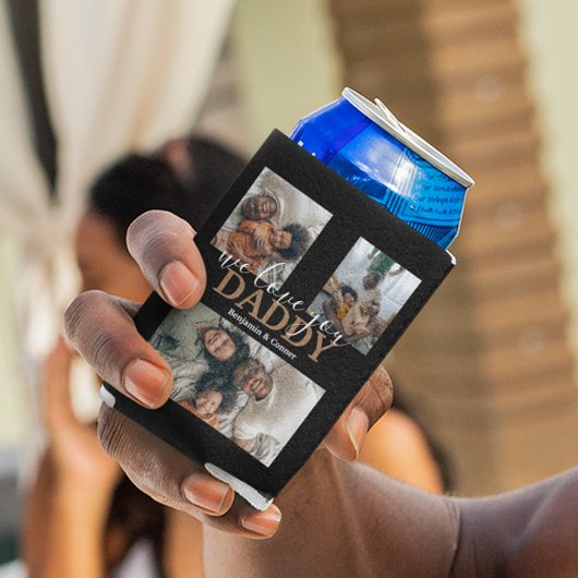 Moderne 3 fotocollage blikjeskoeler