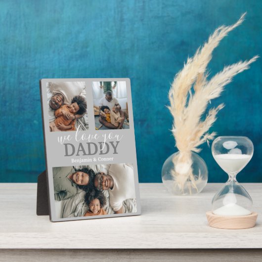 Moderne 3 fotocollage fotoplaat (Zijkant)