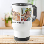 Moderne 3 fotocollage reisbeker