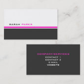 Moderne 3 kleuren E Visitekaartje (Voorkant / Achterkant)