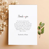 Moderne 3 Photo Collage Baby shower Merci