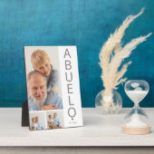 Moderne 3 Photo Plaque Abuelo (Côté)