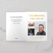 Moderne 3 photos célébrant le programme funéraire  (Mise à l'extérieur)