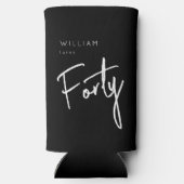 Moderne 400e verjaardag zwarte mannen 40e verjaard (Achterkant)