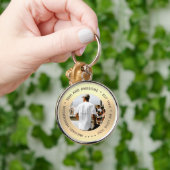 MODERNE 40e 50e Verjaardag 60e Verjaardag NAAM FOT Sleutelhanger (Hand)