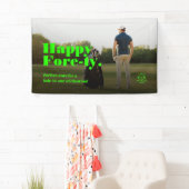 Moderne 40e verjaardag 50e Vaderdag Golf Spandoek (Insitu)