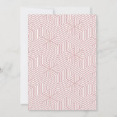 Moderne 40e verjaardag, eenvoudig stijlvol elegant (Achterkant)