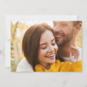 Moderne 4 Foto Huwelijk Datum Bewaren    Save The Date (Achterkant)