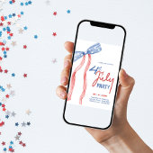 Moderne 4 juli Boog Feest Patriottisch Kaart