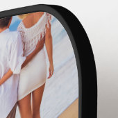 Moderne 4 Naam aangepaste kleur voor fotocollage Pickleball Paddle (Links Detail)