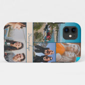 Moderne 4 Photos amis Collage coque iphone (Dos (Horizontal))