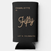 Moderne 50e vijftigste verjaardag (Achterkant)