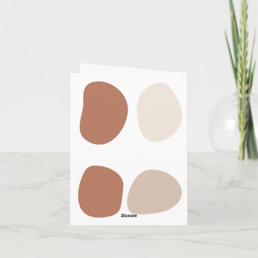 Moderne 5e huwelijksverjaardag vijfde kaart (Achterkant)