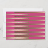 Moderne 60e BRUNCH BUBBLY Invitation ROSE OR (Dos)