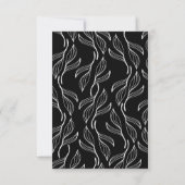 Moderne 60e script: zwart-wit groen kaart (Achterkant)